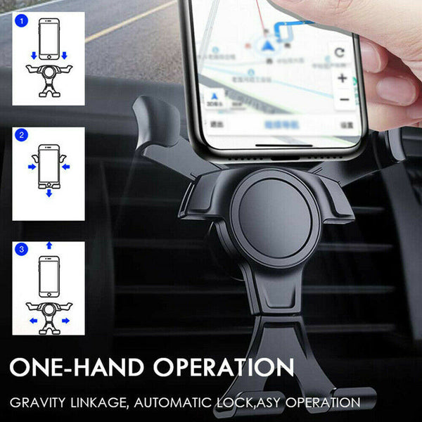 Universal Gravity Car Holder Mount Air Vent Stand Cradle For Mobile Cell Phone