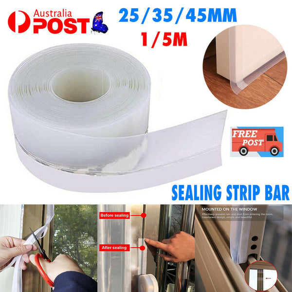 Silicone Sealing Strip Weather Seal Window Door Garage Stripping Waterproof