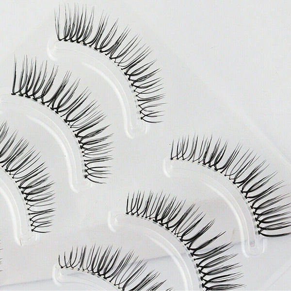 4/5 Pairs Ultra Natural False Eyelashes Handmade Fake Eye Lashes Extension AU