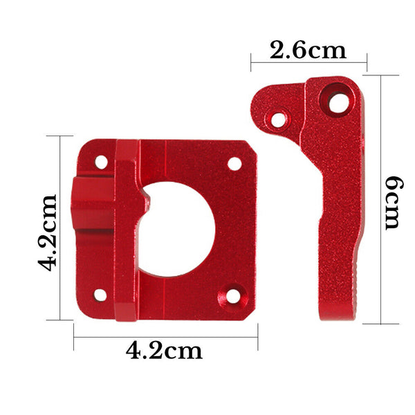 Right Alumium Extruder Drive Feed Frame For MK8 Creality 3D Printer Ender CR10