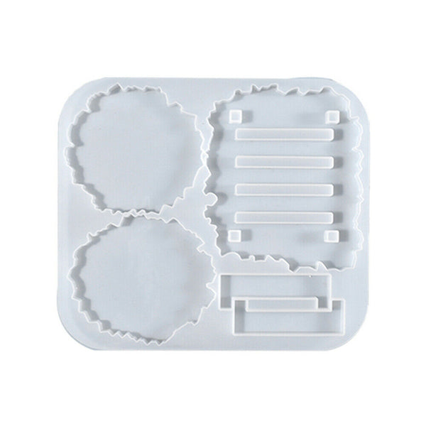 Silicone Coaster Mat Storage Holder Resin Epoxy Mold Casting Pad Mould Craft