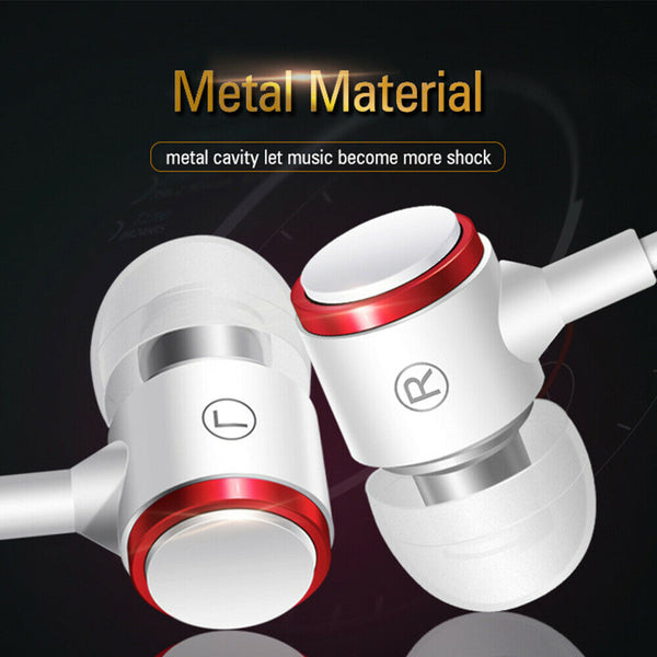 EXTRA BASS Earphones Earbuds Headset Headphones Mic for iPhone iPad Samsung PC