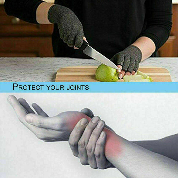 Arthritis Gloves Compression Joint Finger Pain Relief Hand Wrist Support Brace