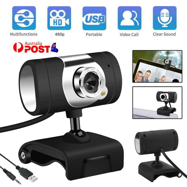 USB Webcam Full HD Web Camera Cam with Microphone for PC Computer Laptop Desktop