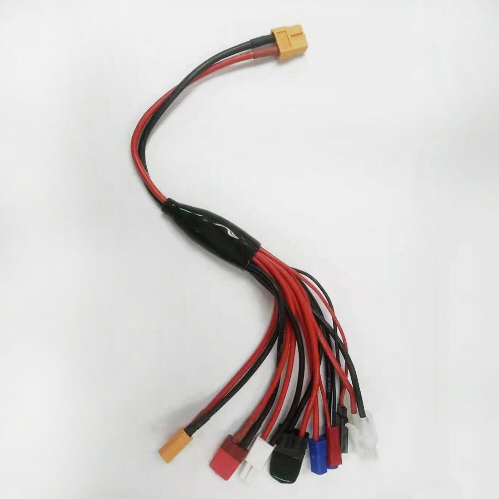 XT60 JST EC3 Lipo 8 in1 Charging Cable Charger for Traxxas Deans T Tamiya Futuba