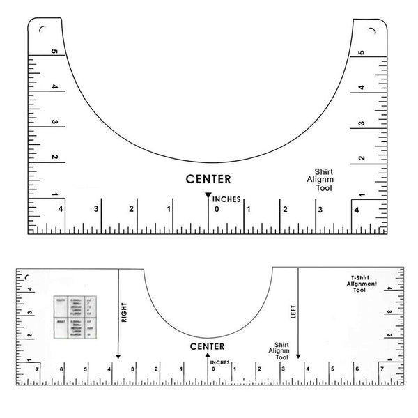 T-Shirt Alignment Tool - Ruler - Centering Tool Vinyl Heat Press Sublimation AU