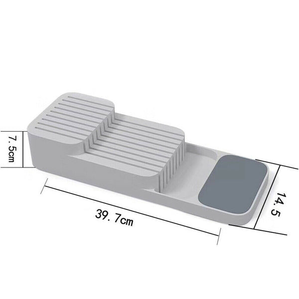 Knife Organizer Storage Rack for Knives Drawer Holder Kitchen Tray Block ACB