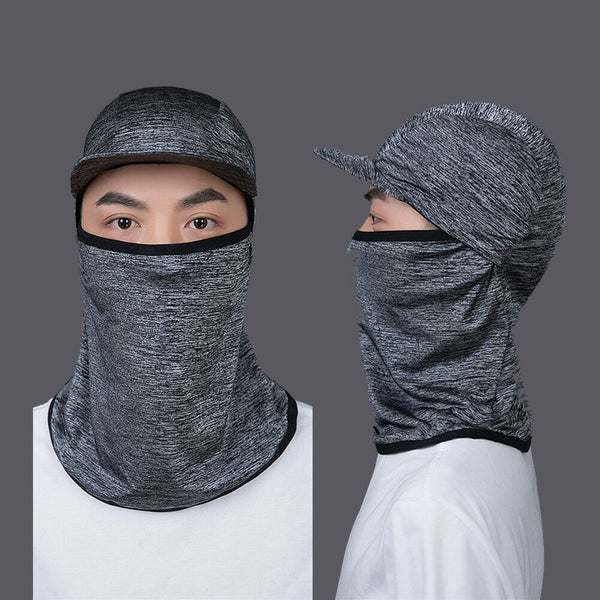 Ice Cream Face Kini Face Shield With Brim Run Fishing Sun Protection Outdoor