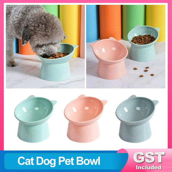 Elevated Cat Dog Pet Bowl Feeder Food Water Raised Lifted Stand Bowls AU Stock