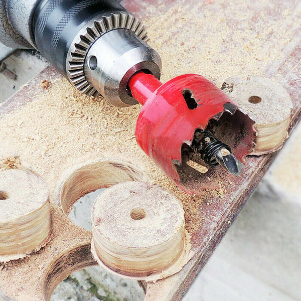 60-160mm M42 Bi-Metal Hole Saw With Arbor Metal Sheet Cutting Wood Plaster AU