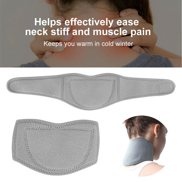 Neck Protector Pain Relief Support Brace Strap Cervical Collar Compression Wrap