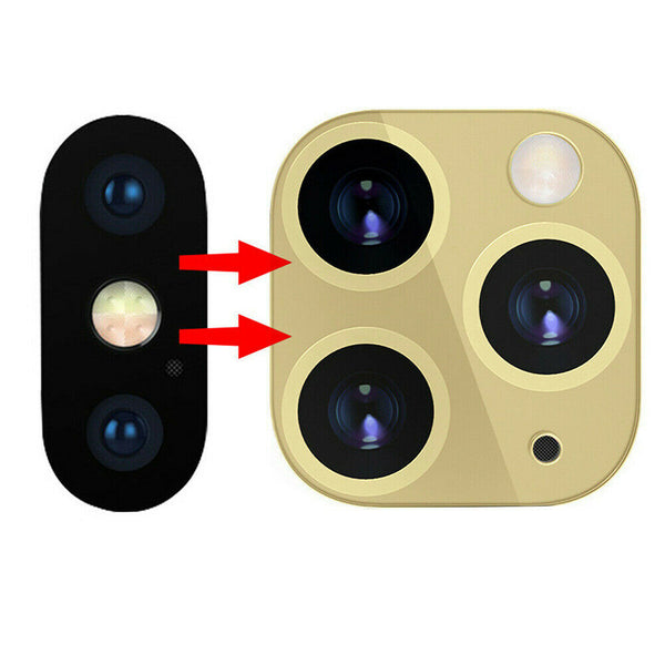 Camera Lens Sticker For iPhone X XS MAX XR Seconds Change to iPhone 11 Pro MAX