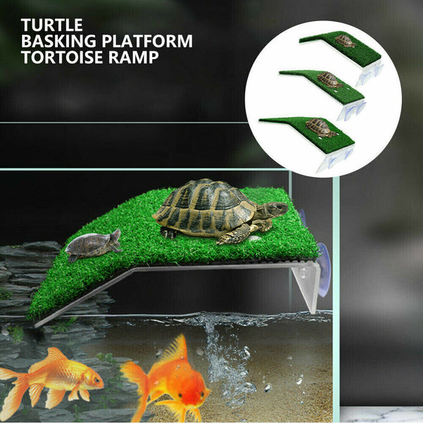 Turtle Basking Platform Ramp Reptile Tank Ladder Resting Terrace Simulation