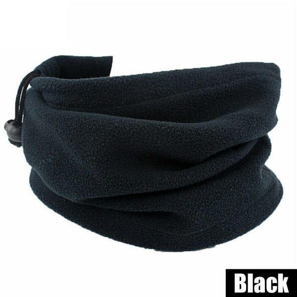 Neck Warmer Winter Fleece Snood Scarf Cap Wrap Thermal Ski Jogging Mens Unisex