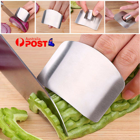 Stainless Steel Finger Hand Protector Guard Chop Slice Knife Safe Kitchen Tool