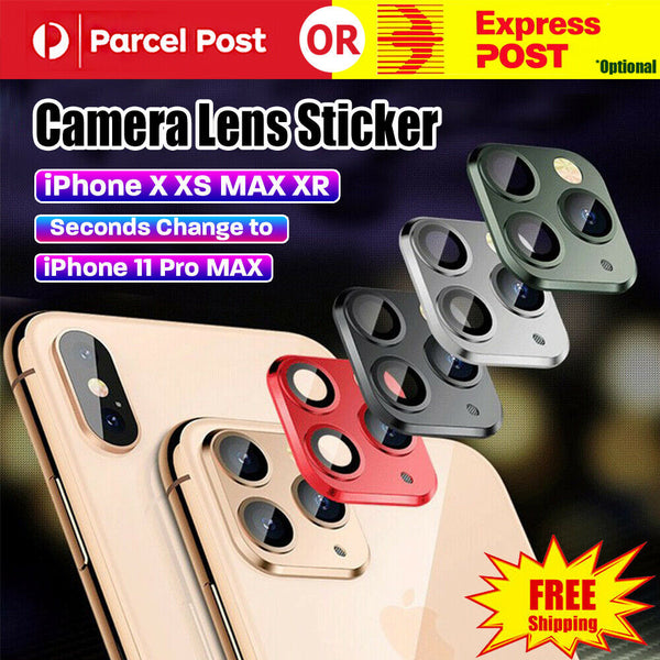 Camera Lens Sticker For iPhone X XS MAX XR Seconds Change to iPhone 11 Pro MAX