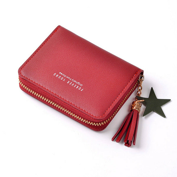 Women Wallet Short Small Coin Purse Ladies Folding Card Holder Card Leather AU