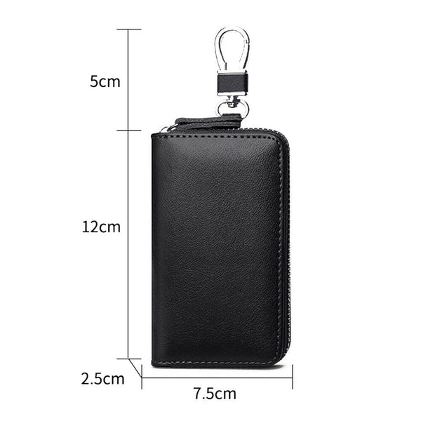 Key Holder Bag Leather Case Ring Wallet Car Unisex Pouch Keychains AU Stock NEW