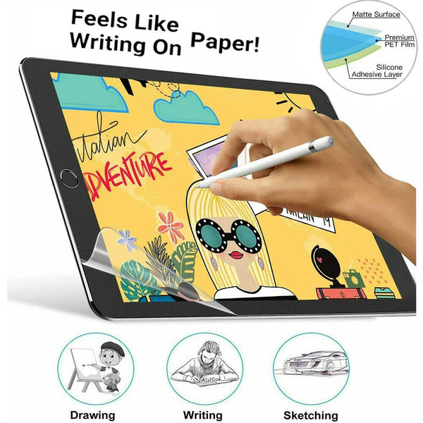 For iPad 10.2 2019 , Pro 12.9 2020/18 Paperlike PET Paper Like Screen Protectors