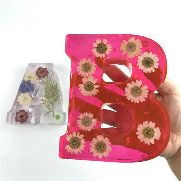 Large Alphabet Epoxy Resin Mold 3D Alphabet English Letter A To Z Mould Decor AU