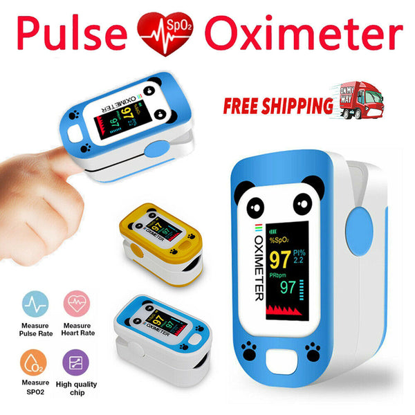 Finger Pulse Oximeter Blood Oxygen Saturation Monitor Rate Heart Adult Kids AU