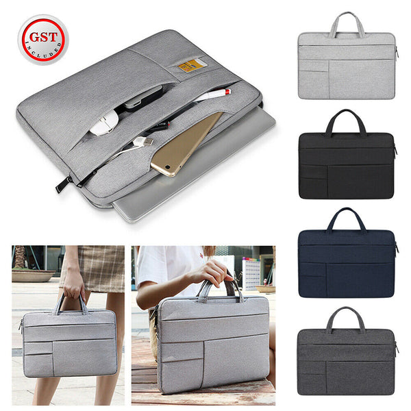 Laptop Sleeve Bag Carry Case Multipockets 13 14 15.6 Inch for MacBook Dell HP