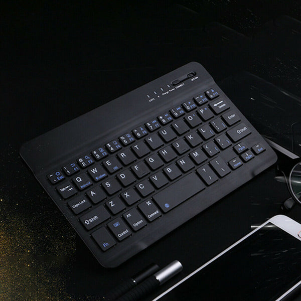 Ultra Slim Bluetooth Wireless Keyboard For Apple iPad iPhone Android Windows