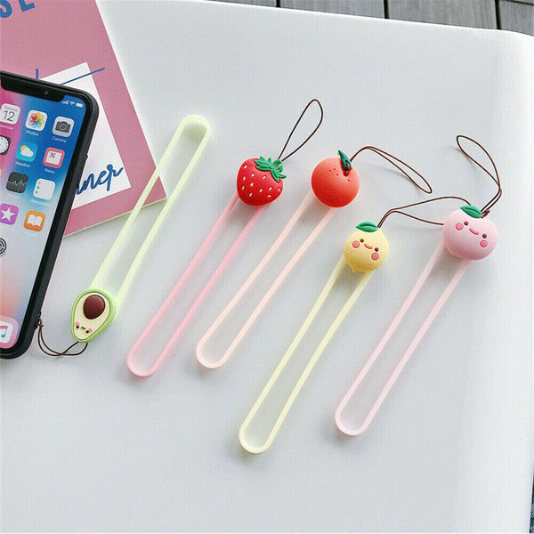 Cute Fruit Mobile Phone Straps Rope Cartoon Strap Charm For Phone Case Decor