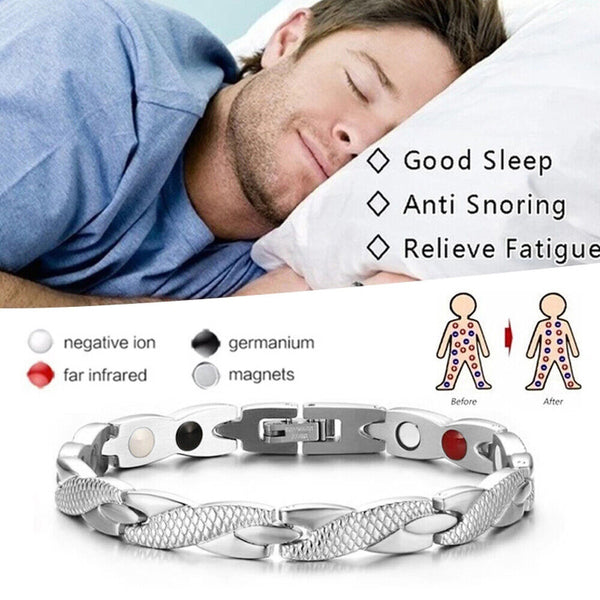 Unisex Bracelet Magnetic Healing Bio Therapy Arthritis Pain Relief Banglele Gift