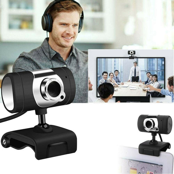 USB Webcam Full HD Web Camera Cam with Microphone for PC Computer Laptop Desktop