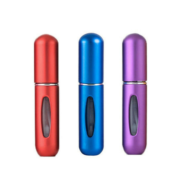 Portable Perfume Atomiser Refill Travel Bottle Mini Pump Spray Scent Pocket 5ML