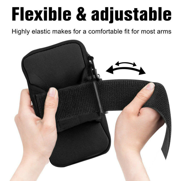 Sports Armband Gym Arm Band Pouch Holder Bag Case For iPhone XS Max Samsung S10