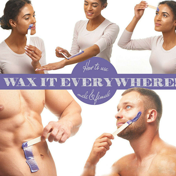 Body Hair Remover Hard Wax Beads for Men Women 4 Flavors Wax Beans 100/200/300g