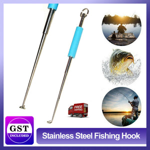 Stainless Steel Fishing Hook Extractor Portable Safety Fish Hooks Remover