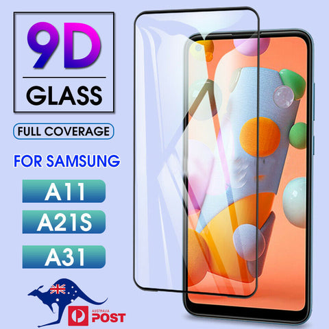 2X Tempered Glass For Samsung Galaxy A31 A11 A21S Tempered Film Protector AU