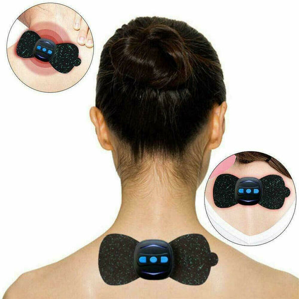 Mini Portable Electric Neck Massager Cervical Massage Stimulator Relief Pain HOT