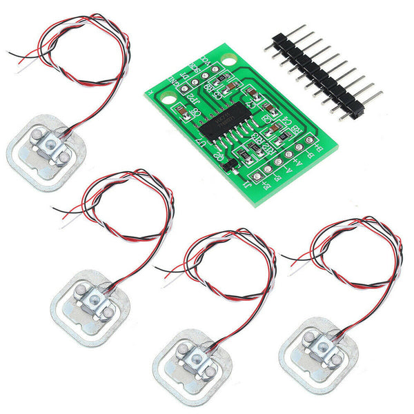 4Pcs Scale Body Load Cell Resistance Strain Weight Sensor HX711 AD Module 50KG