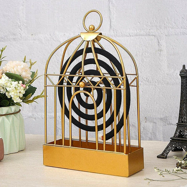 Mosquito Coil Holder Outdoor Birdcage Decor Burner Repellant Garden Mozzie Home