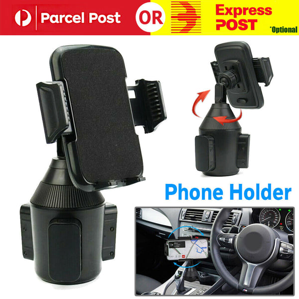 Car Cup Holder Phone Mount Rotating Adjustable Bracket for Mobile Phone GPS