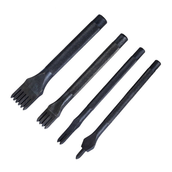 3-5MM Prong Diamond Chisel Pre Stitching Leather Punch Hole Craft Working Tool