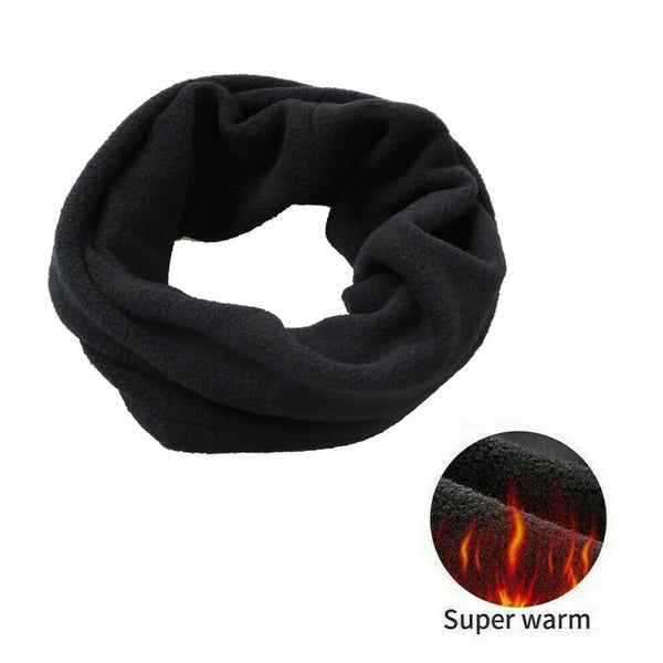 Neck Warmer Winter Fleece Snood Scarf Cap Wrap Thermal Ski Jogging Mens Unisex