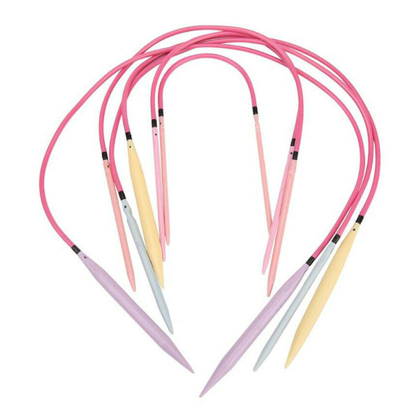 AU 10 Pairs Plastic Change Head Circular Knitting Needle Crochet Hooks Set