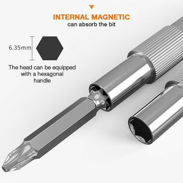 Right Angle Extension Drill Bit Attachment Holder Shaft Screwdriver Flexible AU