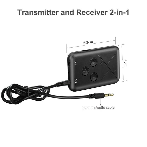 2in1 Wireless Bluetooth Transmitter Receiver A2DP Stereo AUX Audio Music Adapter