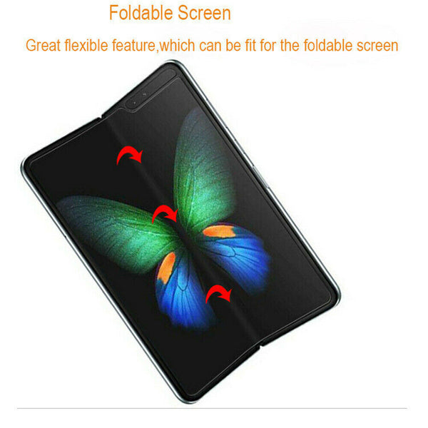 For Samsung Fold Clear Glossy Soft Screen Protector For Samsung Galaxy Fold AU