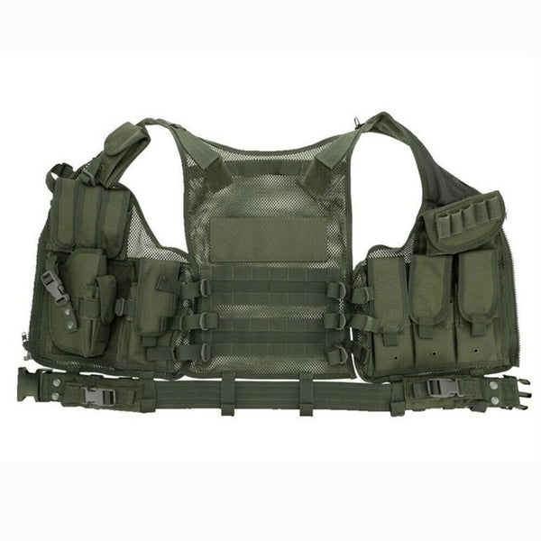 Tactical Military Vest Army Paintball Airsoft Combat Assault Adjustable Armor