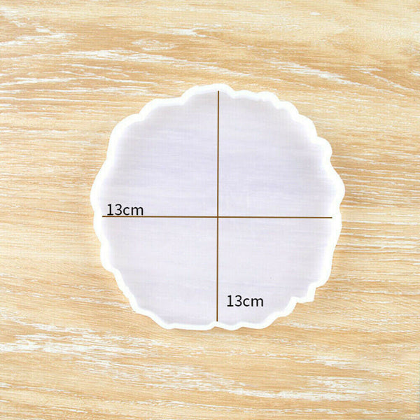 Coaster Resin Casting Mold Epoxy Mould Silicone Jewelry Agate Making Tool Craft