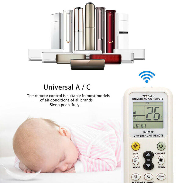 Universal A/C Air Conditioner Remote Control AirCon For ALL MAJOR BRANDS LCD DGS