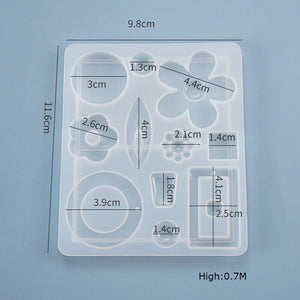 Silicone Pendant Mold Making Jewelry For Resin Necklace Mould Craft DIY Tools