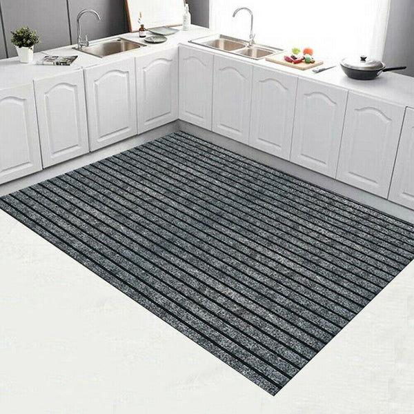 Non-Slip Waterproof Kitchen Door Mat Home Floor Rug Carpet Anti-Oil Easy Clean